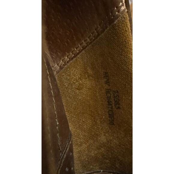 Born Concept BOC Womens 7.5 Brown Leather Slip On Western Comfort Ankle Bootie - Picture 6 of 6